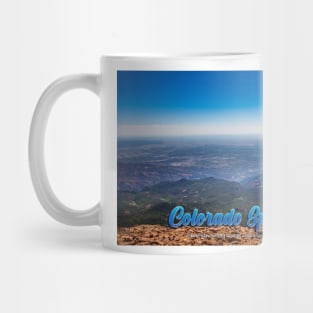 Colorado Springs from Pikes Peak Mug